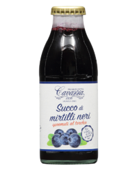 Succo di mirtilli neri