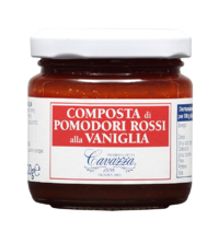 Composta di pomodori rossi e vaniglia